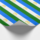 Patriotische Bashkortostan-Flagge Geschenkpapier (Ecke)