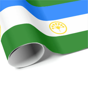 Patriotische Bashkortostan-Flagge Geschenkpapier