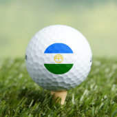 Patriotische Bashkortostan-Flagge Golfball (Insitu T-Shirt)