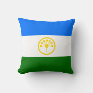 Patriotische Bashkortostan-Flagge Kissen