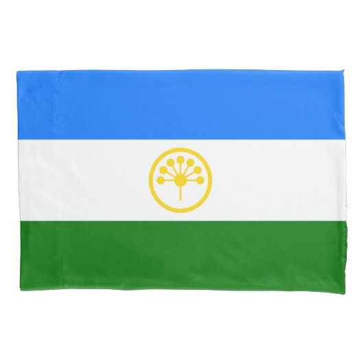 Patriotische Bashkortostan-Flagge Kissenbezug (Vorderseite)