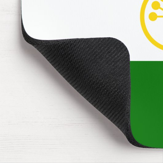 Patriotische Bashkortostan-Flagge Mousepad (Ecke)