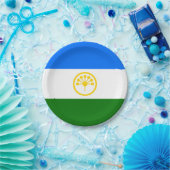 Patriotische Bashkortostan-Flagge Pappteller (Party)