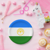 Patriotische Bashkortostan-Flagge Pappteller (Party)