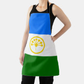 Patriotische Bashkortostan-Flagge Schürze (InSitu)