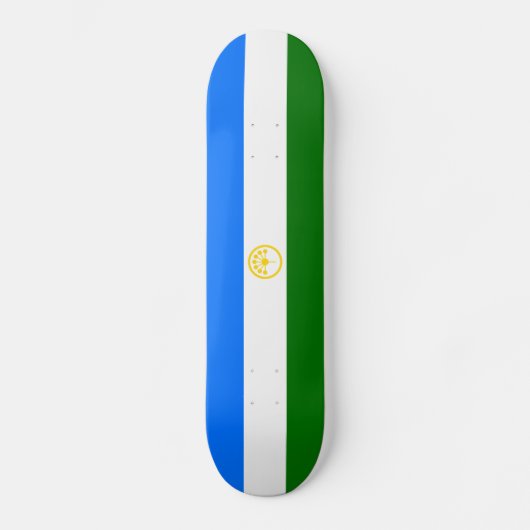 Patriotische Bashkortostan-Flagge Skateboard (Vorderseite)