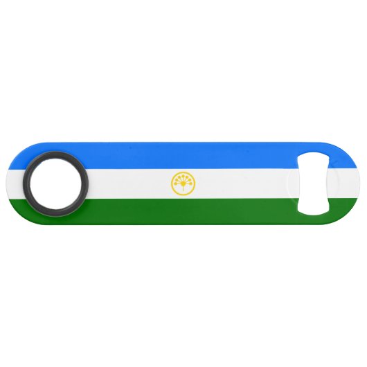Patriotische Bashkortostan-Flagge Speed Flaschenöffner (Vorderseite (Horizontal))