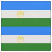 Patriotische Bashkortostan-Flagge Stoff (Nahaufnahme)