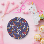 Patriotische Beagle-Muster-Papierplatte Pappteller (Party)