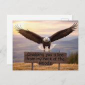 Patriotische Begrüßung nach Karte (Vorne/Hinten)