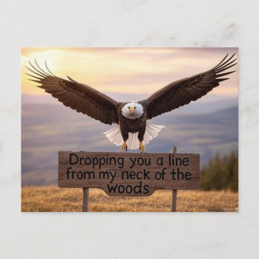 Patriotische Begrüßung nach Karte (Vorderseite)