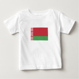 Patriotische belarussische Flagge Baby T-shirt