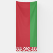 Patriotische belarussische Flagge Banner (Vertikal)