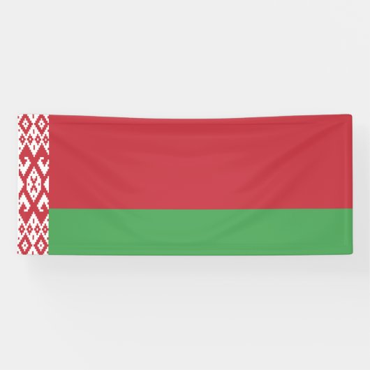 Patriotische belarussische Flagge Banner (Horizontal)