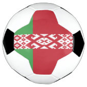 Patriotische belarussische Flagge Fußball (Gedreht)