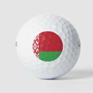 Patriotische belarussische Flagge Golfball