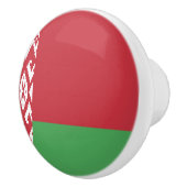 Patriotische belarussische Flagge Keramikknauf (Rechts)
