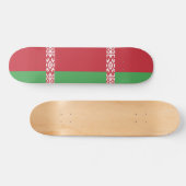Patriotische belarussische Flagge Skateboard (Horizontal)