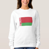 Patriotische belarussische Flagge Sweatshirt (Vorderseite)