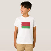 Patriotische belarussische Flagge T-Shirt (Vorne ganz)