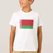 Patriotische belarussische Flagge T-Shirt (Vorderseite)
