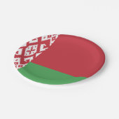 Patriotische belarussische Teller (Schrägansicht)