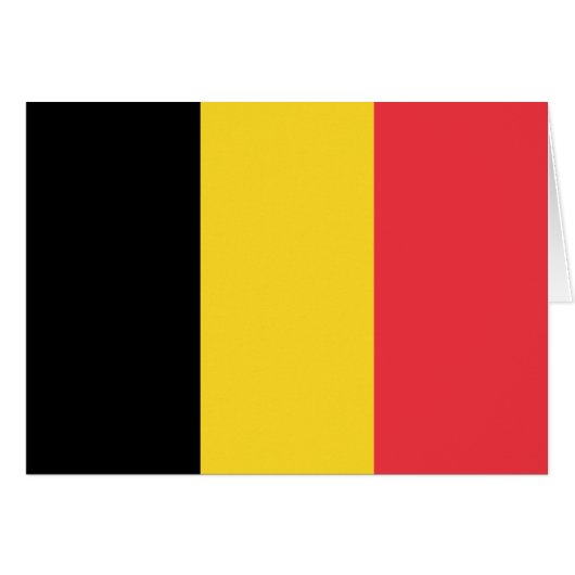 Patriotische belgische Flagge (Vorderseite (Horizontal))