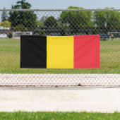 Patriotische belgische Flagge Banner (Insitu)