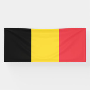Patriotische belgische Flagge Banner