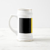 Patriotische belgische Flagge Bierglas (Links)