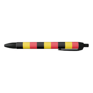 Patriotische Belgische Flagge Blauer Farbton Pen Kugelschreiber