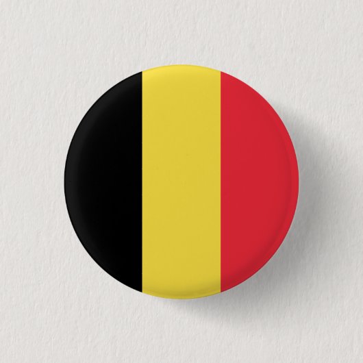 Patriotische belgische Flagge Button (Vorderseite)