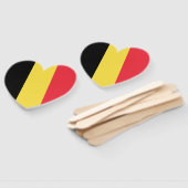 Patriotische belgische Flagge Fächer (Non-assembled)