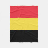 Patriotische belgische Flagge Fleecedecke (Vorderseite)