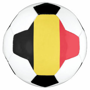Patriotische belgische Flagge Fußball