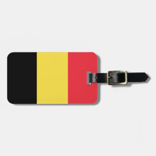 Patriotische belgische Flagge Gepäckanhänger