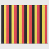 Patriotische belgische Flagge Geschenkpapier (Flach)