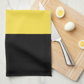 Patriotische belgische Flagge Geschirrtuch (Viertel Falte)