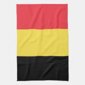 Patriotische belgische Flagge Geschirrtuch (Vertikal)