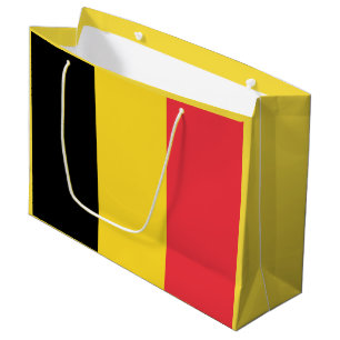 Patriotische belgische Flagge Große Geschenktüte