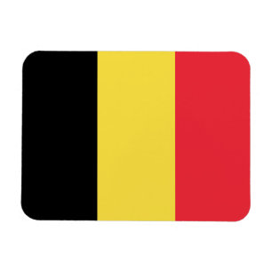 Patriotische belgische Flagge Magnet