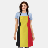 Patriotische belgische Flagge Schürze (Getragen)