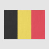Patriotische belgische Flagge Seidenpapier (Vorderseite)