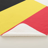 Patriotische belgische Flagge Sherpadecke (3/4)