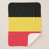 Patriotische belgische Flagge Sherpadecke (Vorderseite)