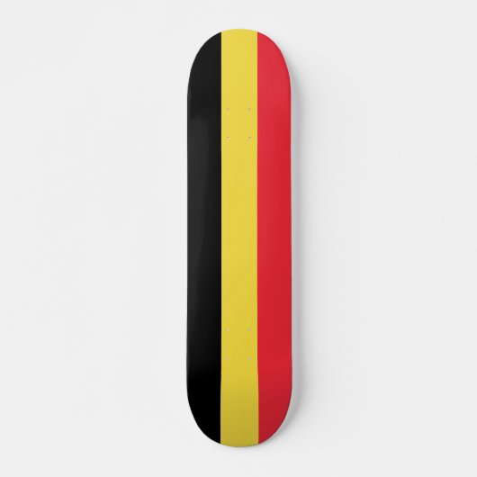 Patriotische belgische Flagge Skateboard (Vorne)