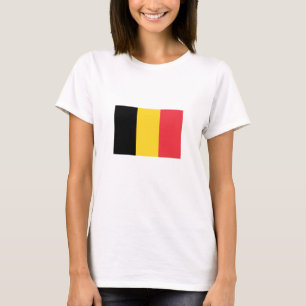 Patriotische belgische Flagge T-Shirt