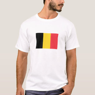 Patriotische belgische Flagge T-Shirt