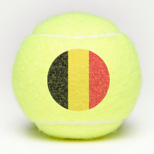 Patriotische belgische Flagge Tennisbälle