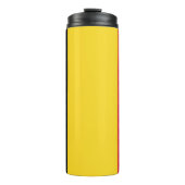 Patriotische belgische Flagge Thermosbecher (Vorderseite)